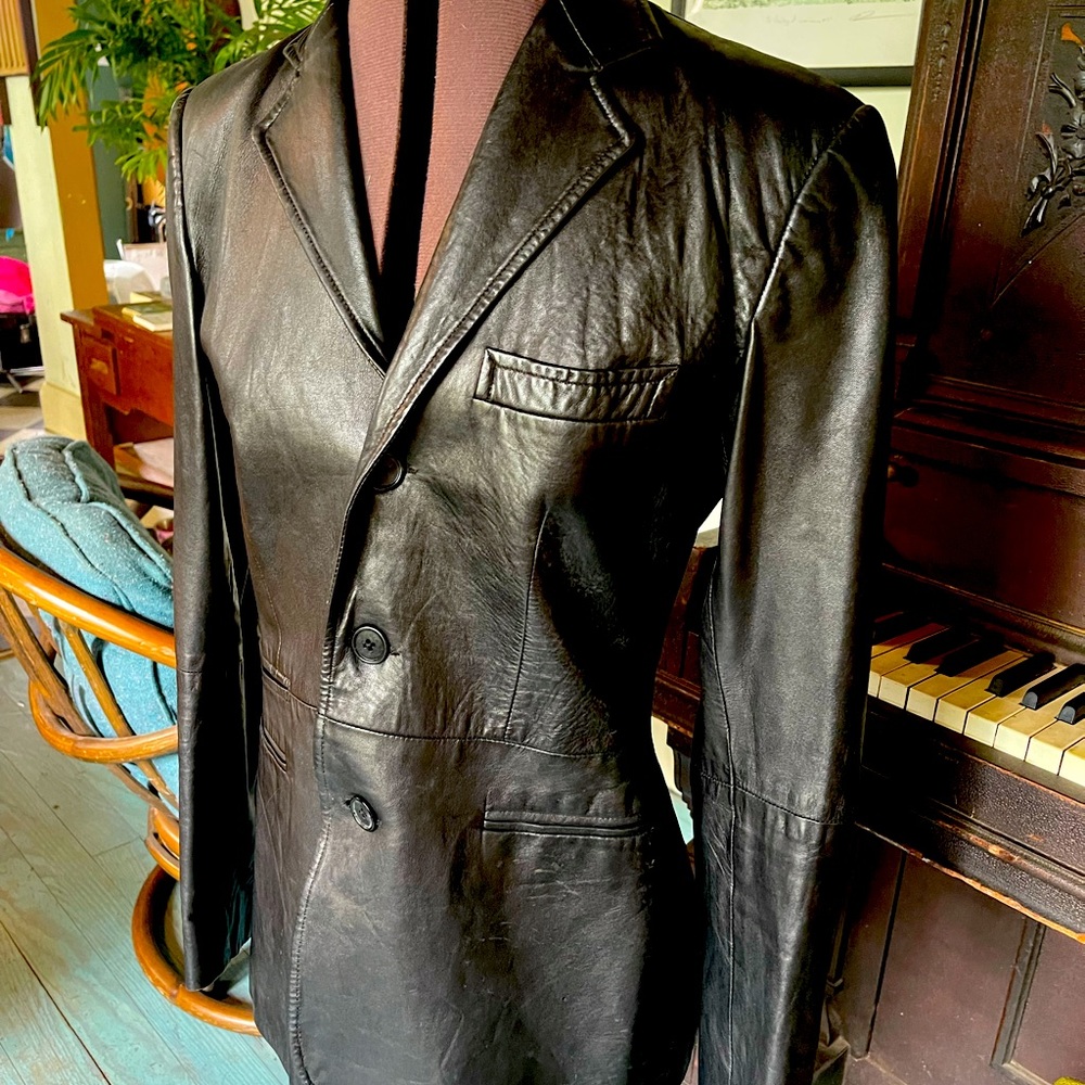 Ralph Lauren leather jacket size 4